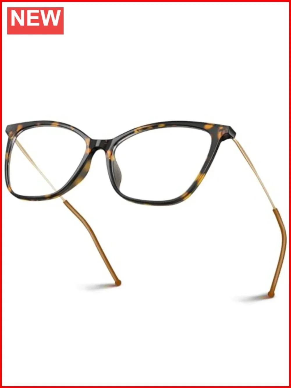 VISOONE UltraLight Anti-Slip Cat Eye Blue Light Blocking Glasses Calina